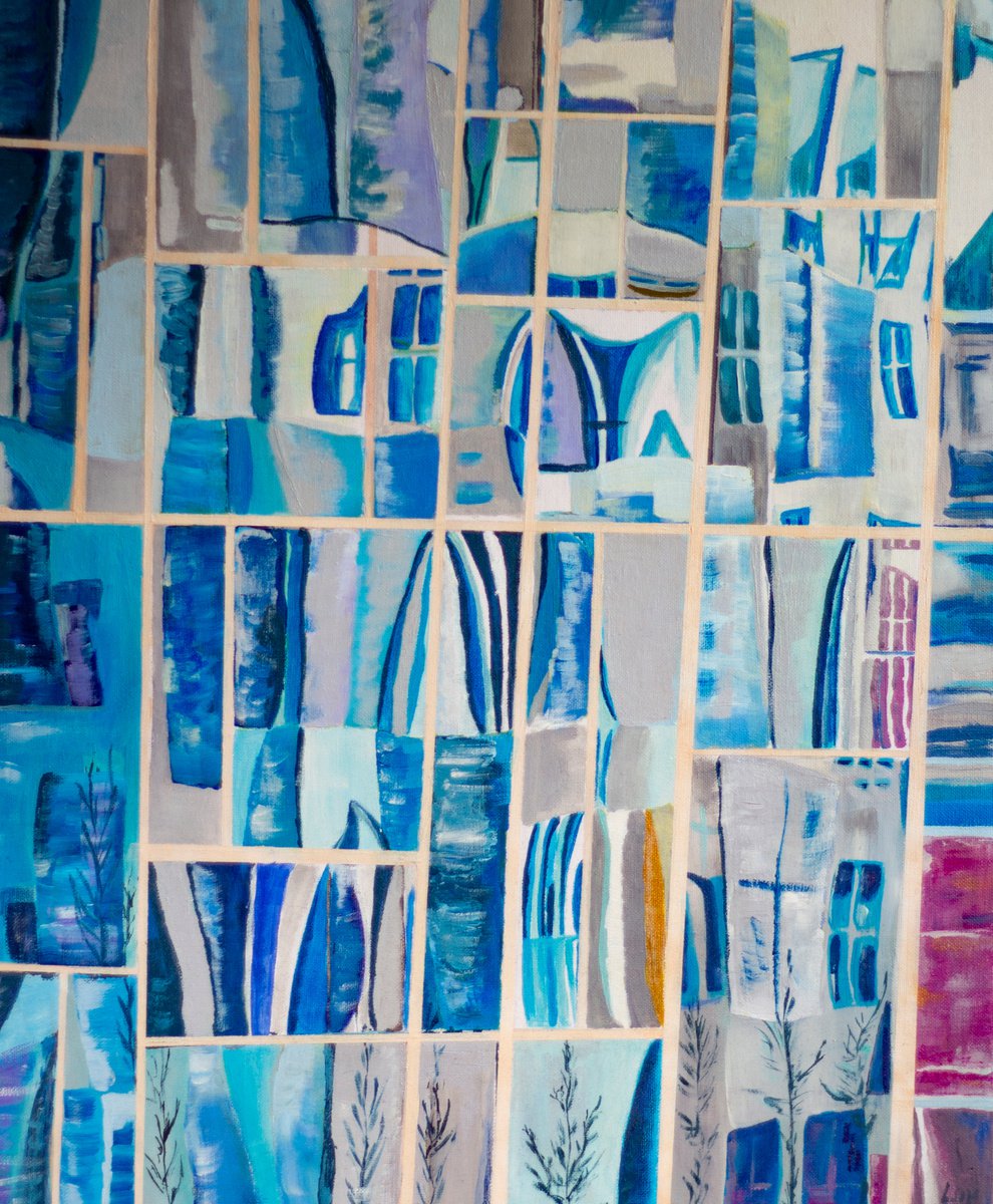 Blue Windows by Larisa Siverina