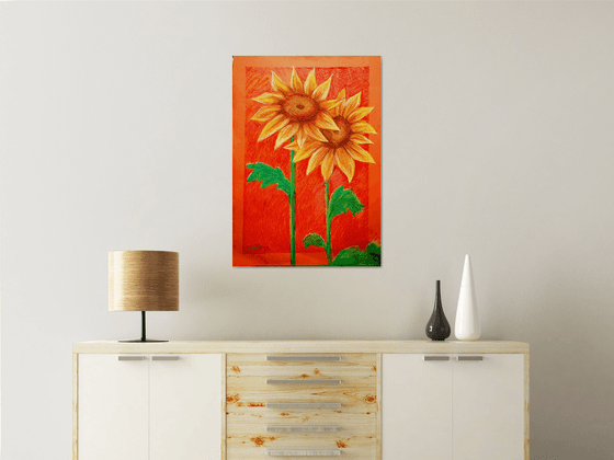 Two Sunflowers