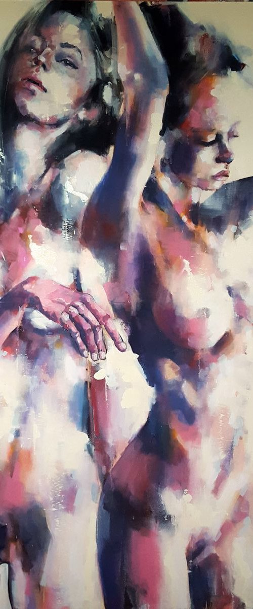 7-4-17 two standing figures, by Thomas Donaldson