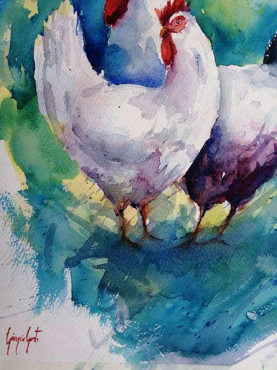 roosters and hens 9