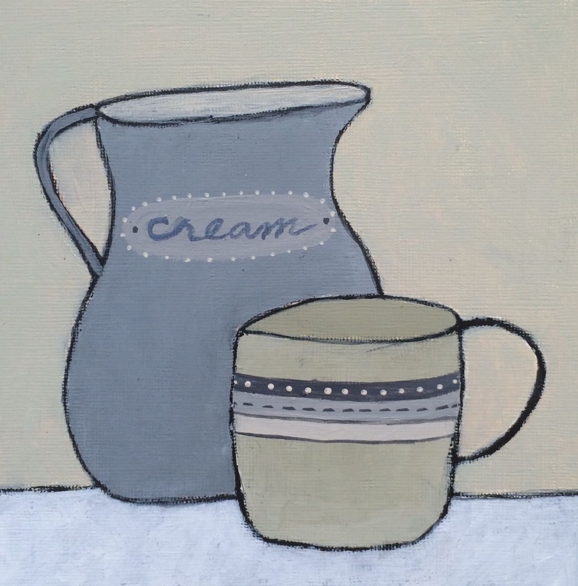 Pitcher of Cream by Judy Jacobs