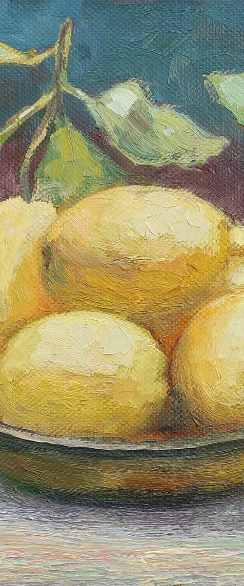 Still-life fruits "Lemons" by Olena Kolotova
