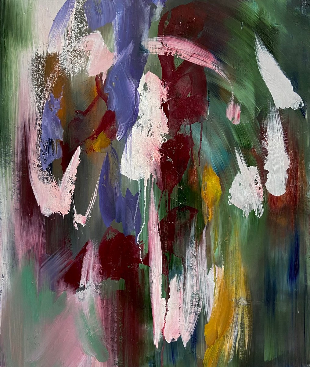 Expressive Oil Painting , Prelude A-Moll By Junija (Yuna) Galejeva, 24 X 28, Artwork For Sale On Artfinder