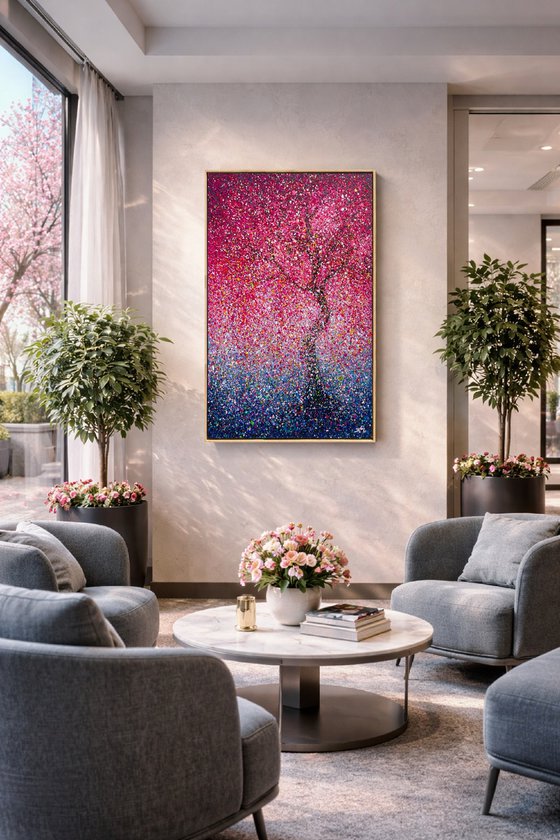 Softly, the Spring Speaks - framed