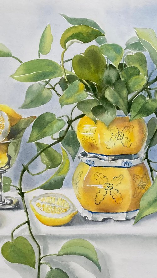 The taste of Lemon color by Natalia Butenko