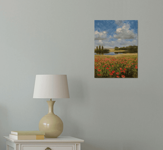 Summer impression. Poppies