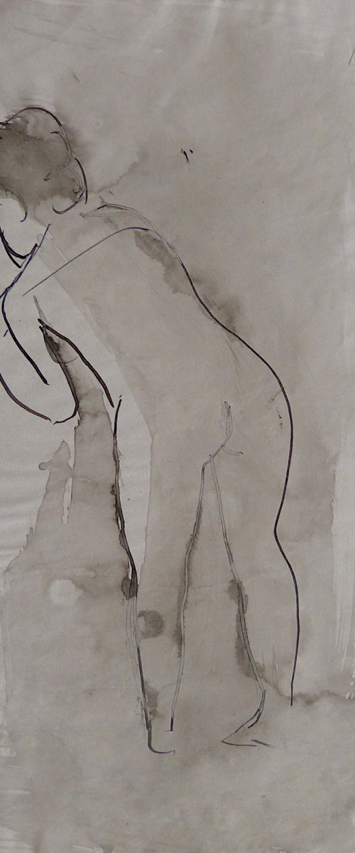 The Nude Drawing 10, 21x29 cm by Frederic Belaubre