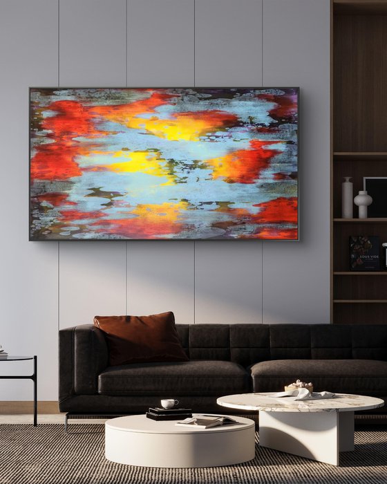 FLARE III - Contemporary Abstract Painting
