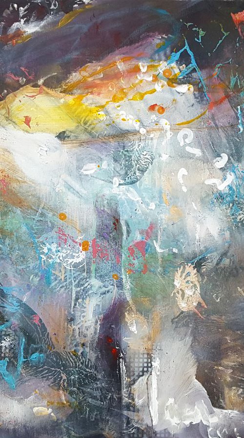Poetry of a movement oneiric mindscape by romanian painter O KLOSKA by Kloska Ovidiu