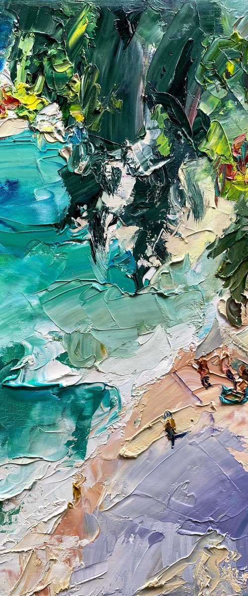 Emerald Beach II by Mily Art