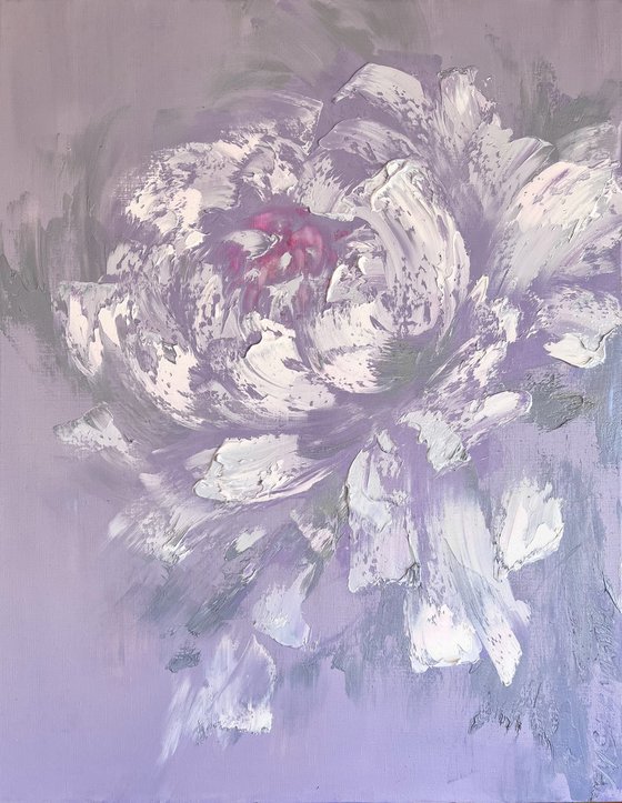 VANILLA FLOWER - Peonies art. Abstract flower. 3D flower.