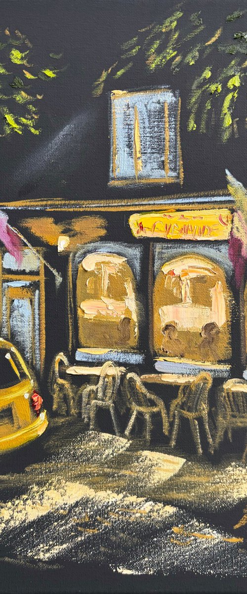 Night Glow in Dalen. PleinAir by Dmitry Fedorov