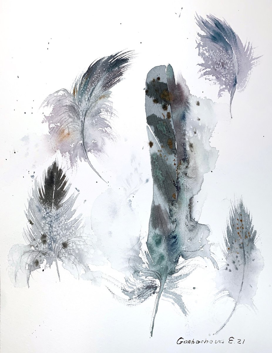 Feathers #3 by Eugenia Gorbacheva
