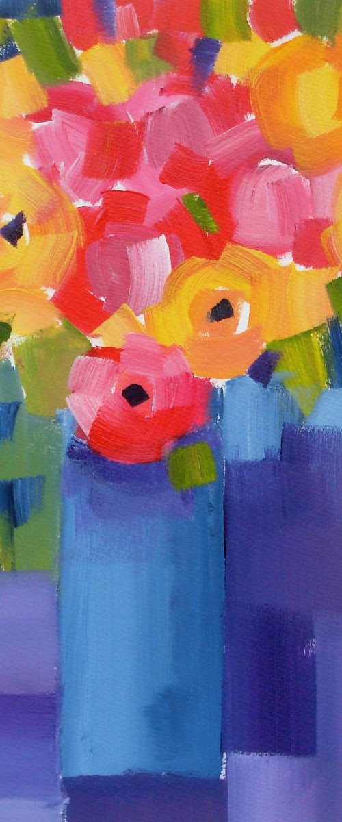 Summer Floral 5 by Jan Rippingham