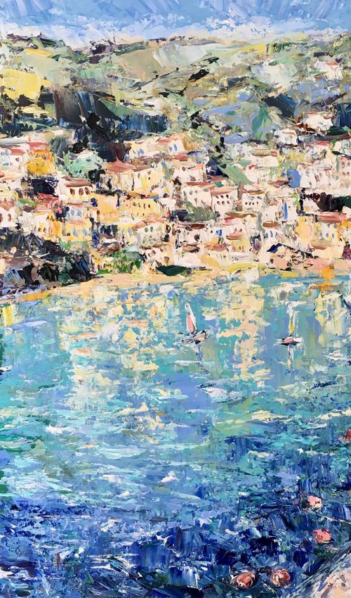 Amalfi seascape by Vilma Gataveckienė