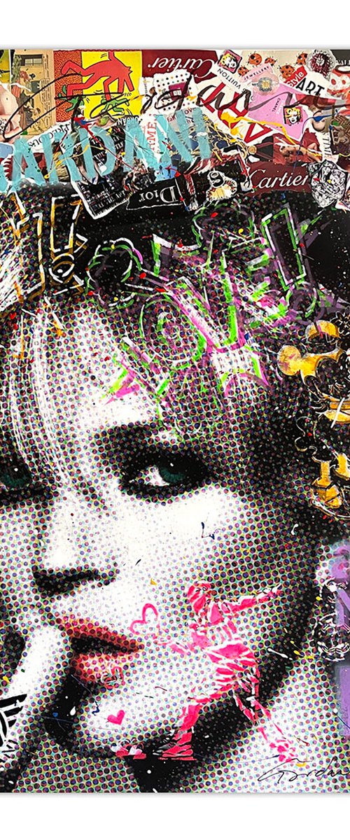 Kate Moss Cartier -Painting on Paper(300 gsm) by Gardani Art