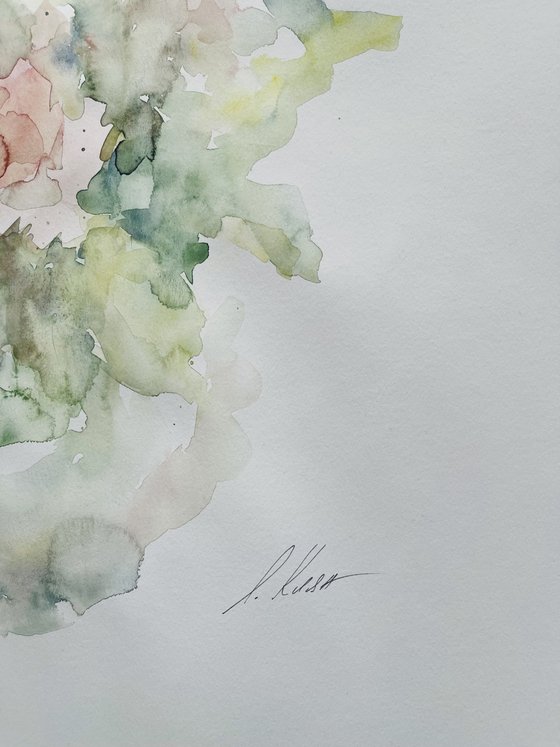 Roses 50x65cm 2025