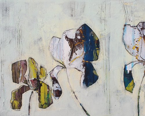 Irises. by Tatjana Auschew