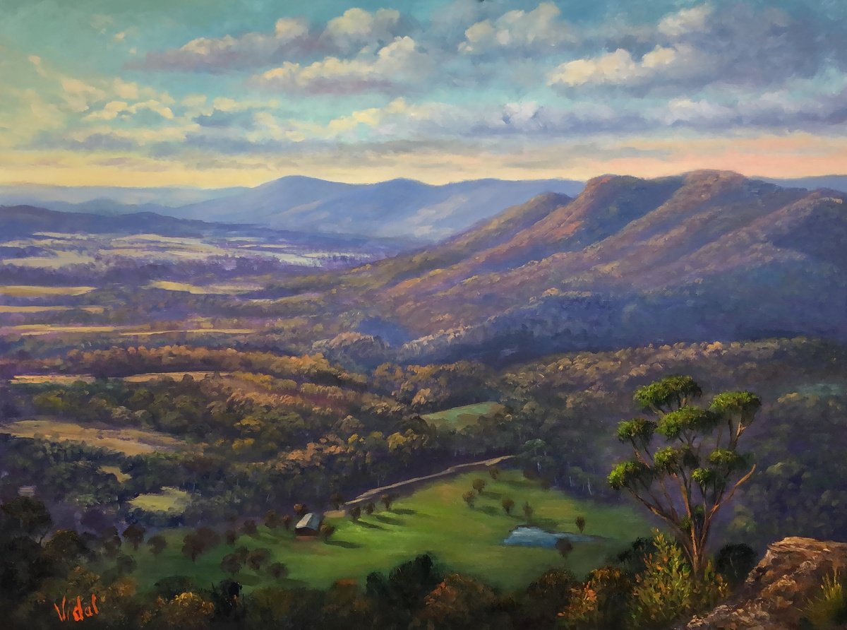 The View from Mt Blackheath, Blue Mountains, NSW by Christopher Vidal
