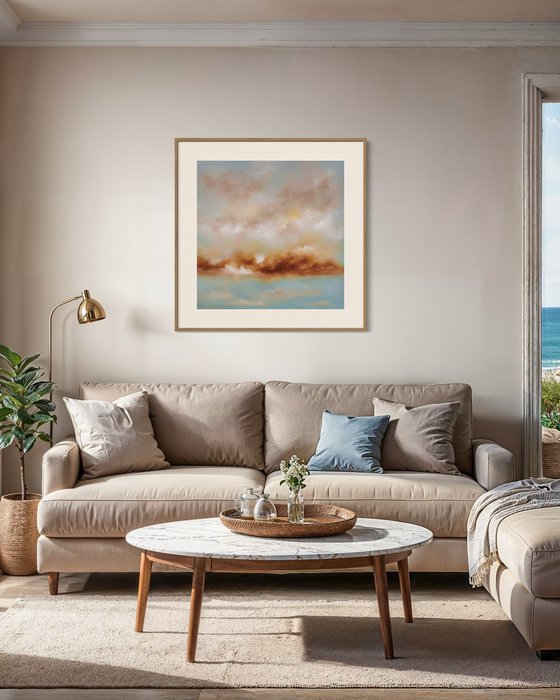 Summer Sunset Off The Cornwall Coast