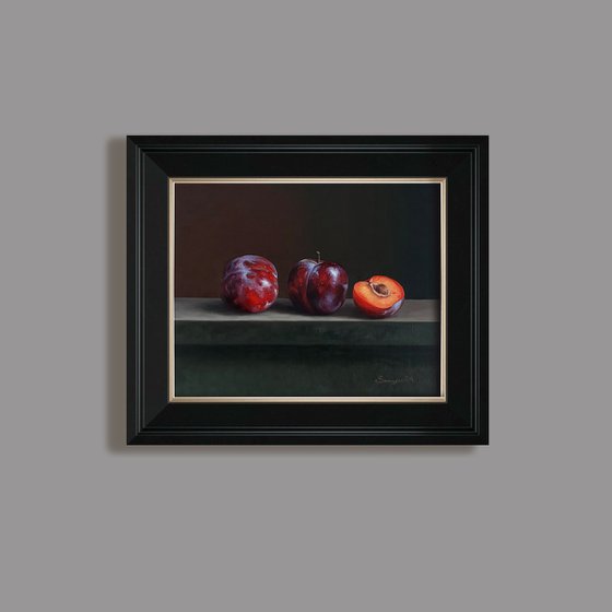 Red Ripe Plums