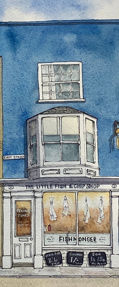 Little Fish & Chip Southwold by JANE DENTON