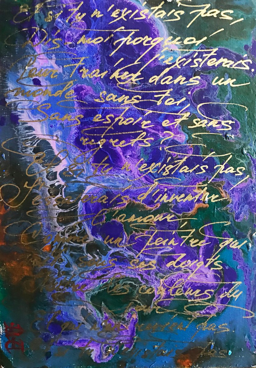 Abstract Acrylic Painting By Anastasia Terskih, 6 X 7, Et Si Tu N