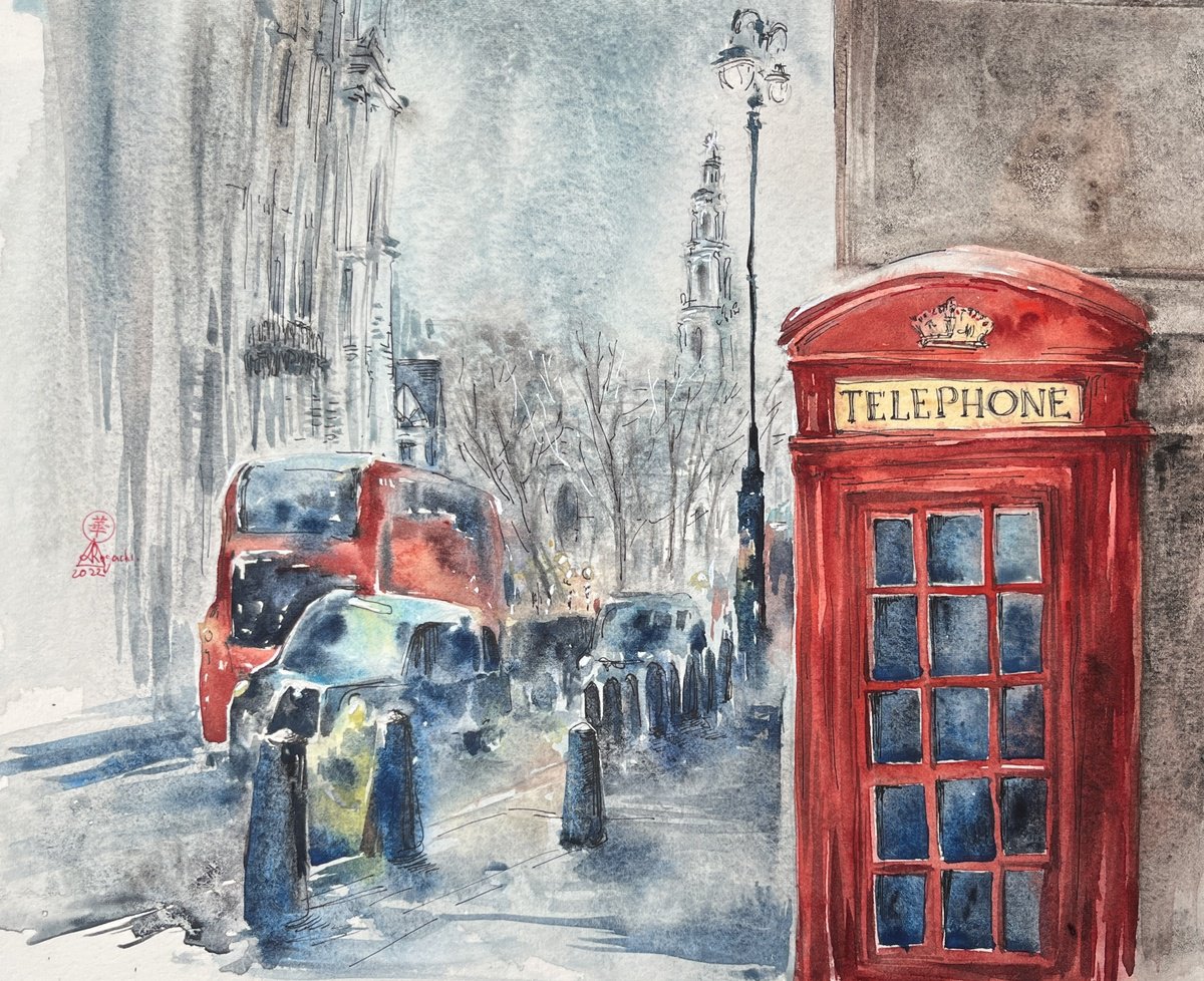 London sketch#12 by Larissa Rogacheva