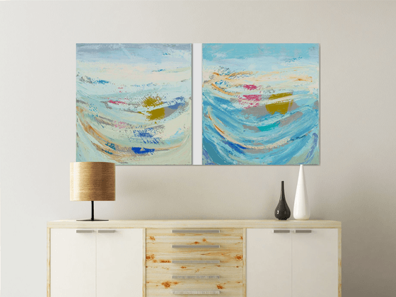 Diptych (emotional seascapes)