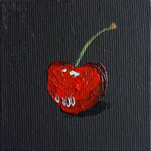 Cherry I... /  ORIGINAL OIL PAINTING by Salana Art Gallery