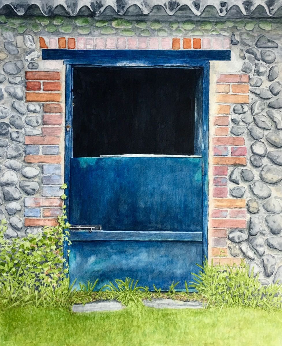 Blue door by Jessica Probolus