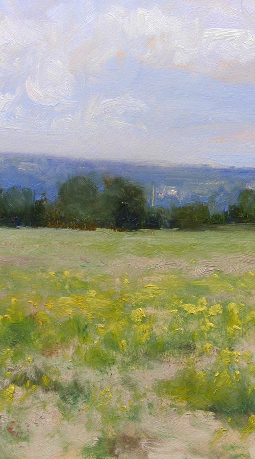 Landscape near Forcalquier by Pascal Giroud