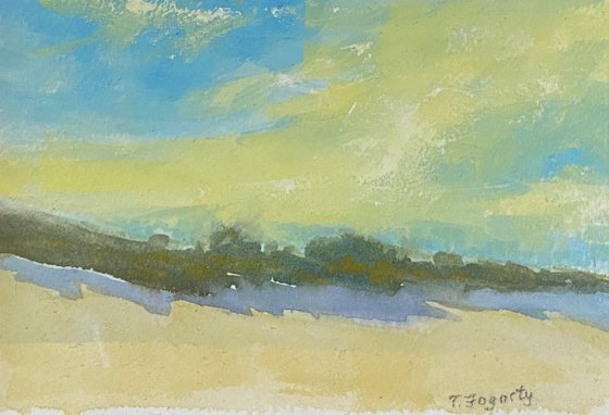 Beach And Sky Landscape