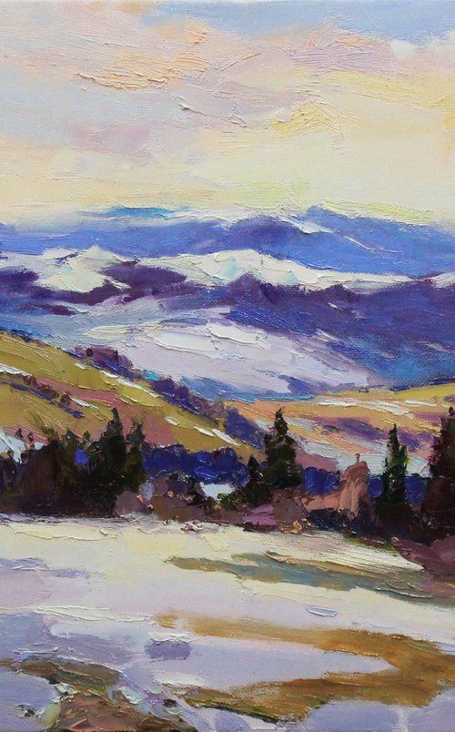 "Morning in the mountains" by Alisa Onipchenko-Cherniakovska
