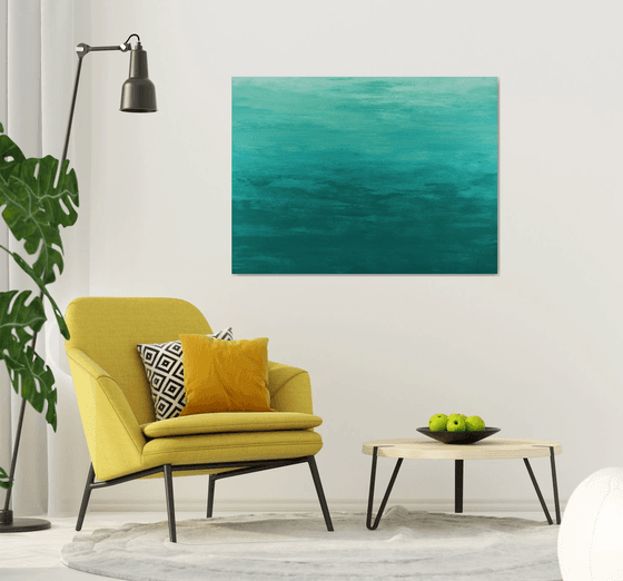 Deep Sea - Modern Abstract Expressionist Seascape