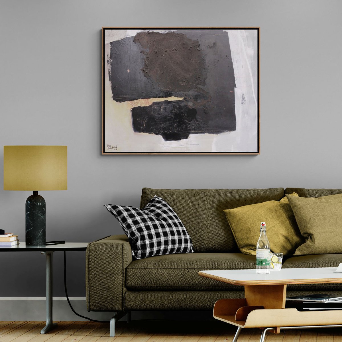 Abstract Acrylic Painting By Daniela Schweinsberg, 39 X 31, Gonna Get You, Original Artwork