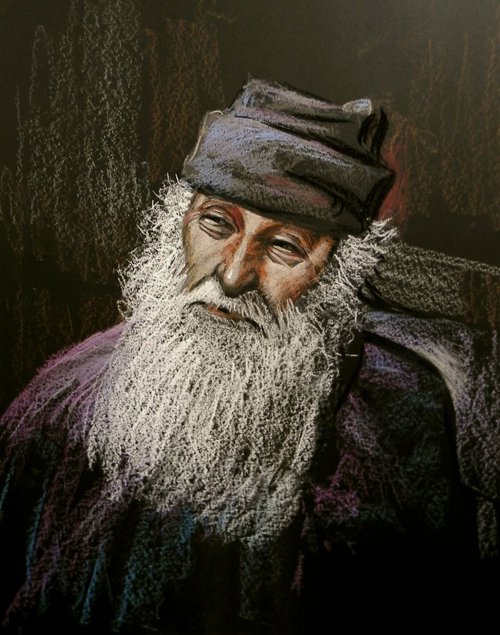 old man by Sergey  Kachin