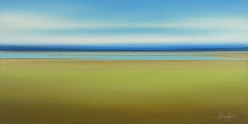 Peaceful View - Abstract Landscape by Suzanne Vaughan