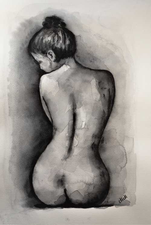 Woman's back II by Mateja Marinko