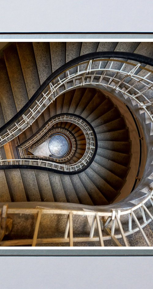 Lightbulb Spiral Staircase Prague by Robin Clarke