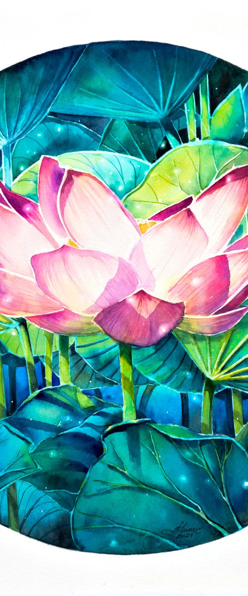 Lotus Flower by Eve Mazur