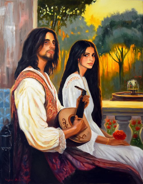 The Troubadour's Love by Serghei Ghetiu