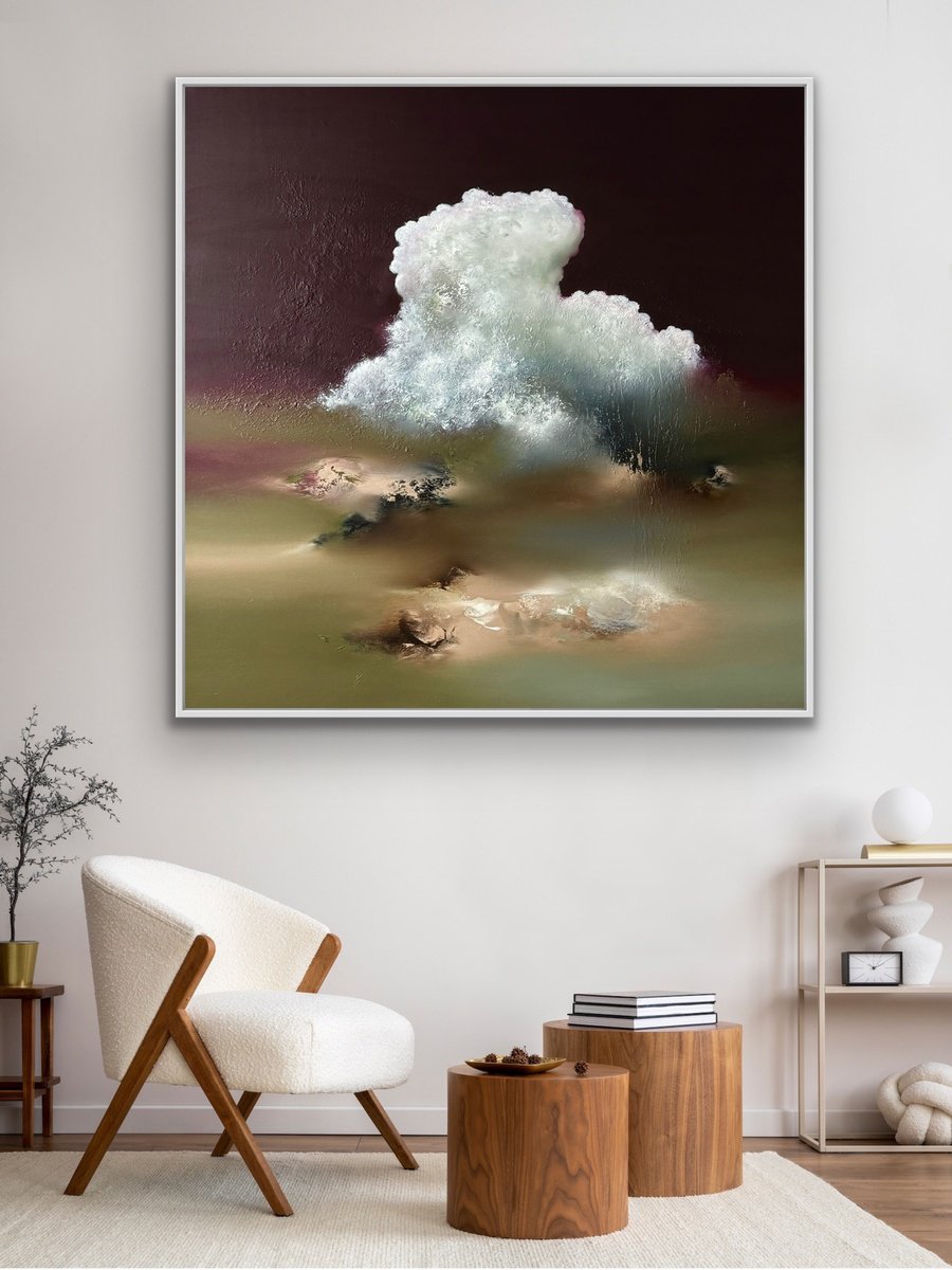 Abstract Oil Painting By Jonesy, 39 X 39, Resolution, Original Artwork