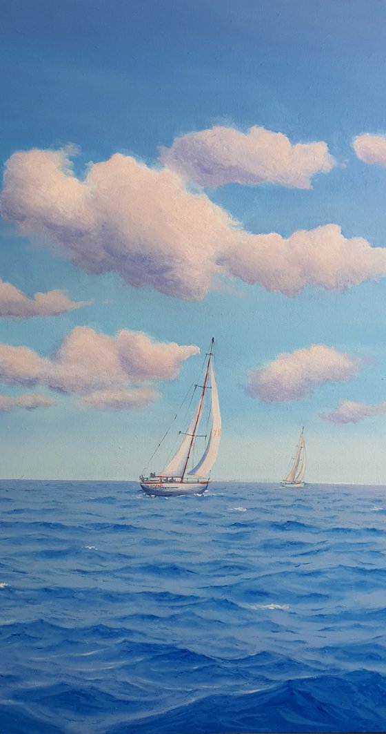 Seascape with Sailboats 27