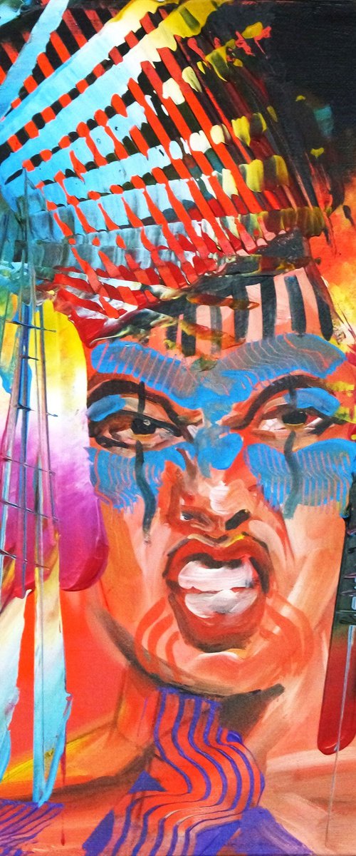 Portrait Punk War Cry 624 by Eraclis