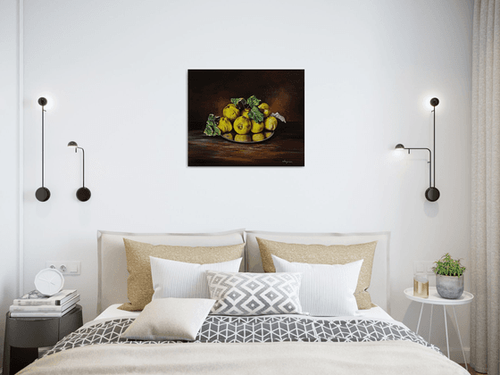 Still life with quinces
