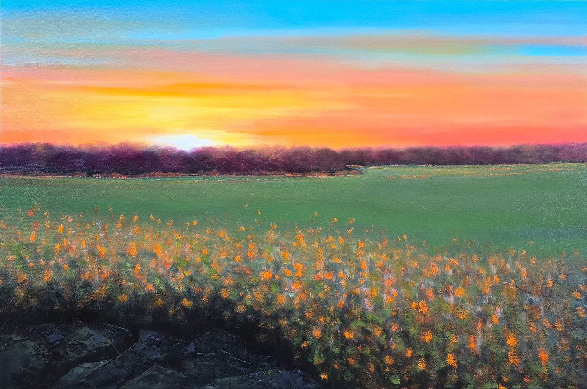 The Light Finds Me Waiting By Faith Patterson, 36 X 24, Artwork For Sale On Artfinder