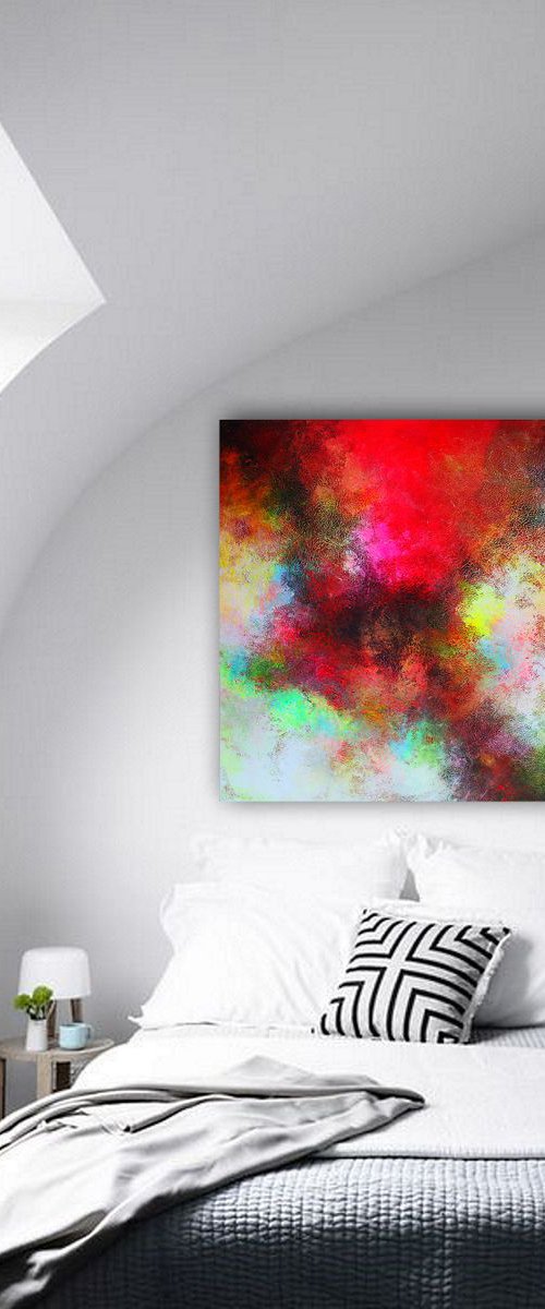 120x120cm / extra large painting / Alex Senchenko © 2019 / Element by Alex Senchenko