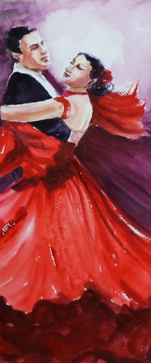 Spanish Dancers- It takes two to tango by Asha Shenoy