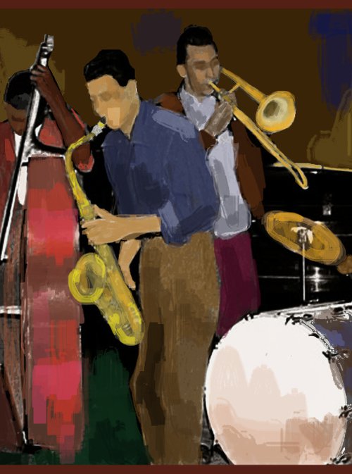 BIG JAZZ   28"x49" by Joe McHarg